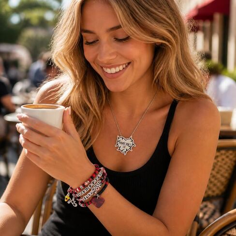 for Strange Merch Things Bracelet,Necklace Friends Don't Lie | Strange Merchandie Bracelets Necklace Set Fans Friendship Gift Merch Jewelry for Friend Women Girls in Saudi Arabia