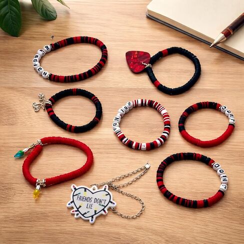 for Strange Merch Things Bracelet,Necklace Friends Don't Lie | Strange Merchandie Bracelets Necklace Set Fans Friendship Gift Merch Jewelry for Friend Women Girls in Saudi Arabia