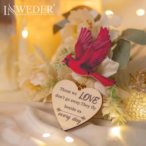 Sympathy Gifts for Loss of Loved One: Double 4x6 Photos, Cardinal Memorial Picture Frame for Mother, Remembrance Gift in Loving Memory with Touching Text in Saudi Arabia