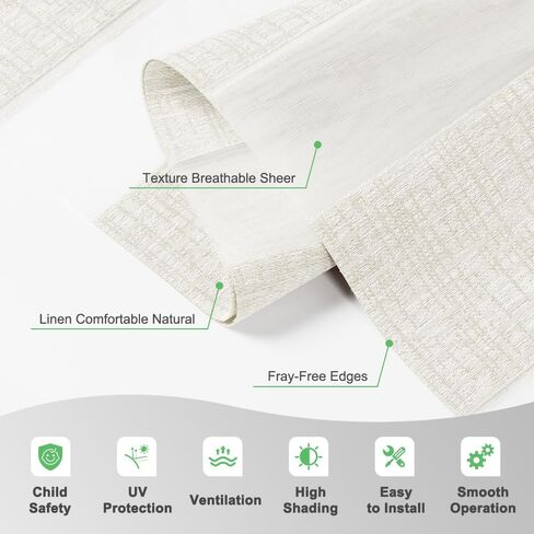 SEEYE Custom Size Cordless Zebra Blinds for Windows, 70% Shading Free-Stop Roller Shades, French Door Window Shades with Valance Easy to Install, Light Filtering Roller Blinds, 20" W x 83" H, Grey in Saudi Arabia