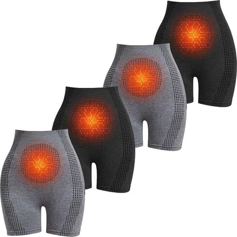 4Pcs Micro-Particle Sculpting Shorts Daily Patchy Underwear Tummy Control Massage Repair Shaping Shorts in Saudi Arabia