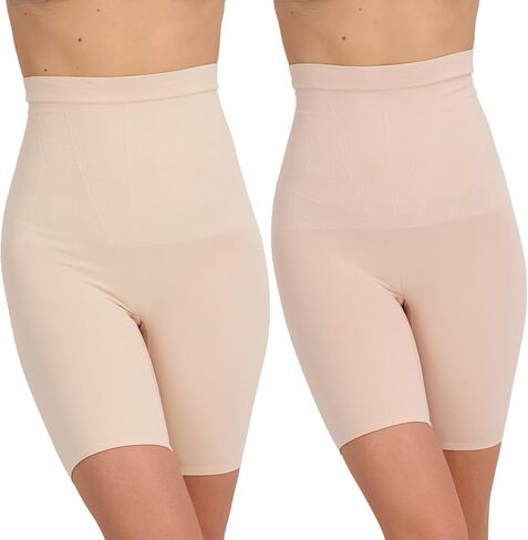Anne Klein Women’s Cooling Slip Shorts 2-Pack, Lightweight Smooth Layering Shorts for Dresses & Skirts, Breathable Comfort in Kuwait