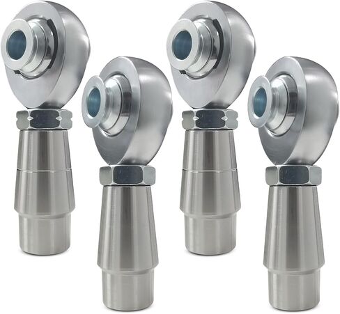 1/2" Heim Joint Rod End Kit, 500" Right and Left Hand Thread Chromoly Panhard Rod End Kit with Spacer, Jam Nut and Tube Adapters (2 Pair), Good for Steering, Suspension, Traction Bars in Kuwait
