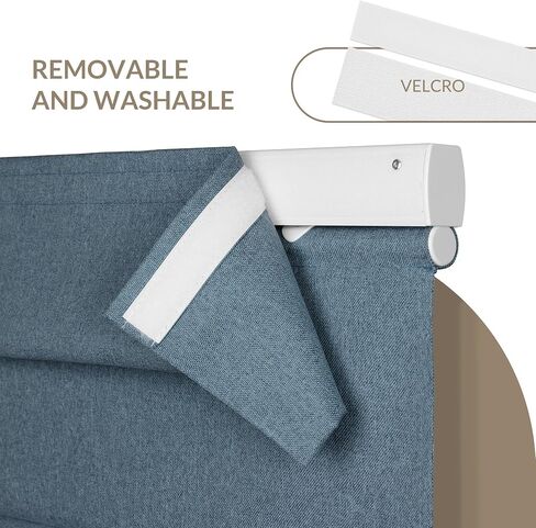 Boolegon Top Down Bottom Up Blackout Roman Shades, Cordless Blackout Window Shades with UV Protection,Easy Install for Indoor Windows, French Doors, Kitchen Windows,Custom Size,Blackout-Light Gray in Saudi Arabia