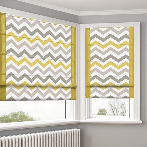 No Drill Cordless Roman Shades Window Blinds, Lined Blackout Print Fabric with Solid Border Window Roman Shades, Parrot in Saudi Arabia
