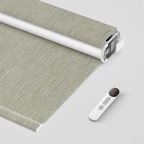 Bringnox Motorized Blinds with Remote,100% Blackout Smart Roller Blinds Compatible with Apple Homekit Google Home and Alexa Via HUB,and Customized(Multicolor Fabrics) in Saudi Arabia