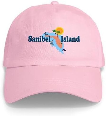 CafePress Sanibel Island FL Map Design Cap Adjustable Baseball Cap in Kuwait