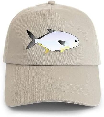 قبعة بيسبول قابلة للتعديل من CafePress Pompano Fish Cap in Kuwait