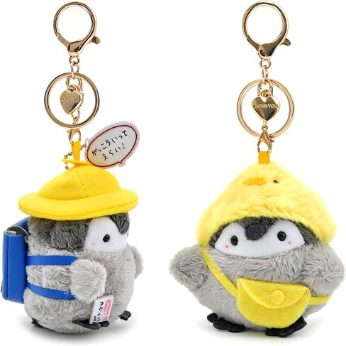 Cute Penguin Plush Keychain & Whale Shark Coin Purse, Kawaii Bag Charms, Accessories for Backpack, Handbag, Women in Saudi Arabia