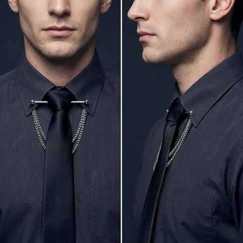 3 Pieces Collar Pins for Men,Collar Pins,3-Color Dress Shirt Accessories for Wedding, Business & Formal Occasions in Kuwait