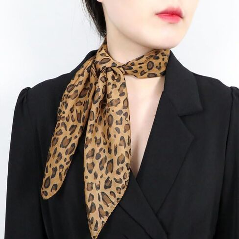 Womens Soft Lightweight 27'' Peachblossom Print Fashion HeadScarf Neck Hair Small Square Scarf in Saudi Arabia