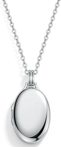 YOUFENG Love Heart Locket 14K مملوءة بالذهب دائرة بيضاوية مستطيلة المناجد التي تحمل الصور قلادة للنساء in Kuwait