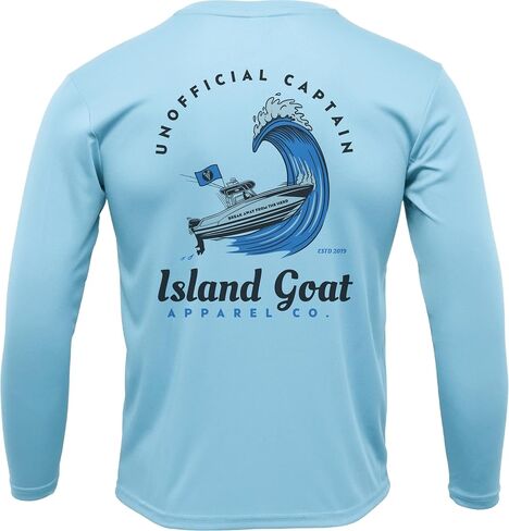 Unofficial Captain | UPF 50+ Crew Neck Sun Shirt in Saudi Arabia