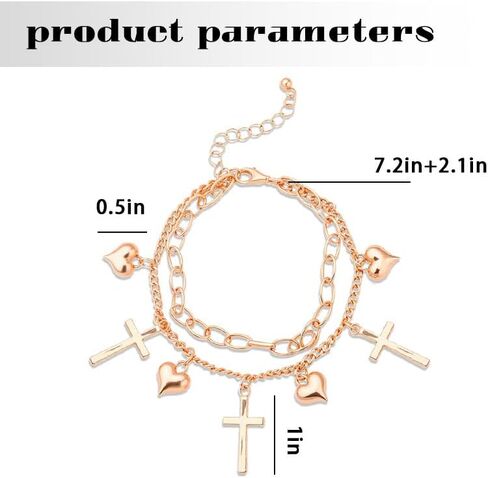 Christian Cross Bracelet Confirmation Faith Gift for Daughter Granddaughter Birthday Christmas Gifts for Religious Believers Confirmation Baptism Gifts Lord Bless Jesus Bracelet Gold in Saudi Arabia