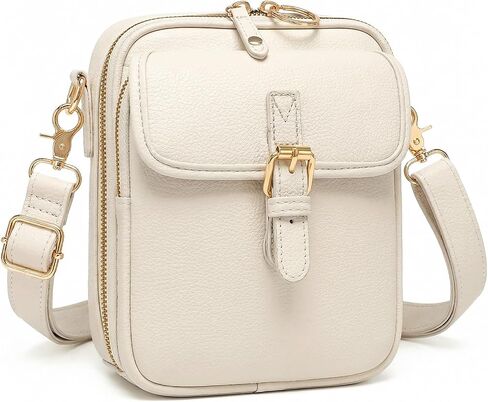LassZone Women Crossbody Bag Soft Vegan Leather Phone Purse Mini Shoulder Handbags Small Messenger Bag with Card Slots in Saudi Arabia