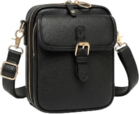 LassZone Women Crossbody Bag Soft Vegan Leather Phone Purse Mini Shoulder Handbags Small Messenger Bag with Card Slots in Saudi Arabia