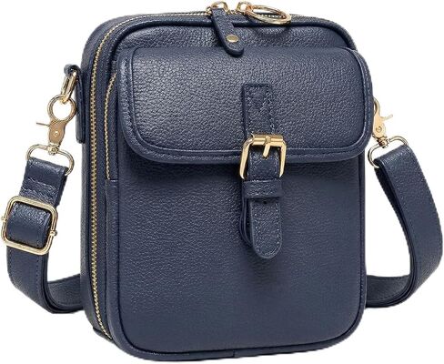 LassZone Women Crossbody Bag Soft Vegan Leather Phone Purse Mini Shoulder Handbags Small Messenger Bag with Card Slots in Saudi Arabia