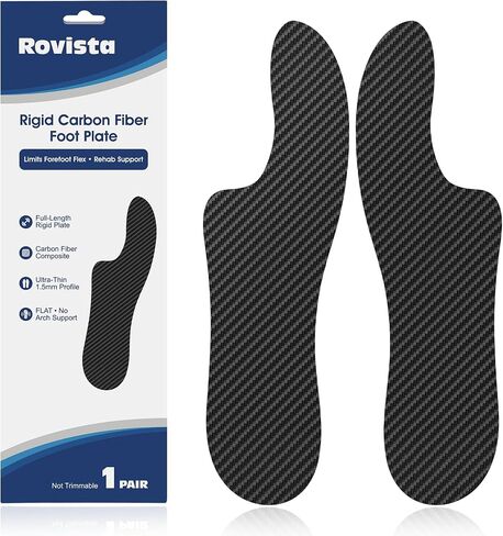 1 Pair Morton's Extension Orthotic – 1.5mm Carbon Fiber Insoles for Hallux Rigidus/Limitus, Turf Toe, Morton's Toe – Post-Op Shoe Alternative(US M 6-6.5 / W 7-7.5 - 235 mm) in Saudi Arabia