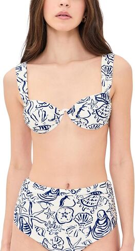 SIMKHAI Women's Anniston Ruched Cup Bikini Top in Saudi Arabia
