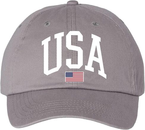Patriot USA Flag Baseball Cap - Embroidered Classic Cotton Adjustable Hat for Men and Women, Comfortable Headwear in Saudi Arabia
