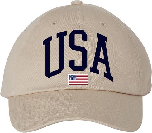 Patriot USA Flag Baseball Cap - Embroidered Classic Cotton Adjustable Hat for Men and Women, Comfortable Headwear in Saudi Arabia