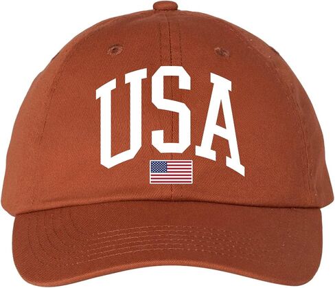 Patriot USA Flag Baseball Cap - Embroidered Classic Cotton Adjustable Hat for Men and Women, Comfortable Headwear in Saudi Arabia