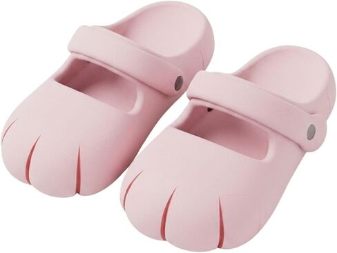 Women's Cute Cat Paw EVA Clogs Non-slip Strap Style Slides Breathable House Slippers Lightweight Outdoor Garden Shoes for Summer in Saudi Arabia