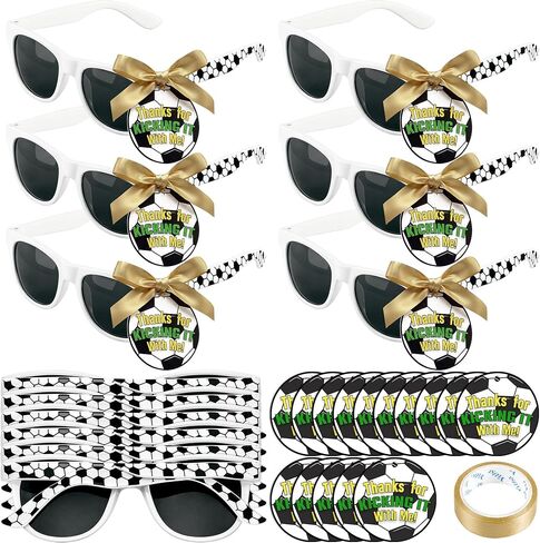 15Pack Soccer Sunglasses Bulk Football Party Favors Sports Glasses for Team Gifts Birthday Goodie Bag Rewards Game Day Events in Saudi Arabia
