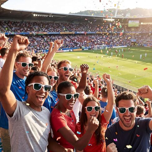 15Pack Soccer Sunglasses Bulk Football Party Favors Sports Glasses for Team Gifts Birthday Goodie Bag Rewards Game Day Events in Saudi Arabia