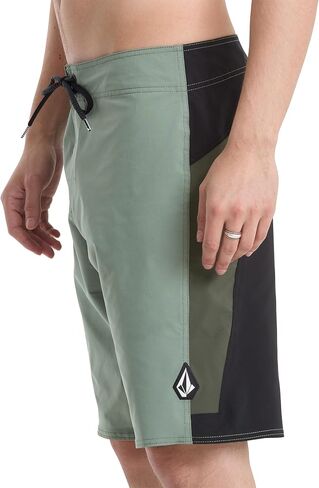 Volcom Men's 20" Mod-Tech Board Shorts- Stretch, UPF 50+ Sun Protection, Quick-Dry Swim Bottoms, Olivine, 31 in Kuwait