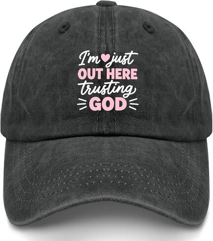 قبعة I'm Just Out Here Trusting God Hats Garde للرجال in Kuwait