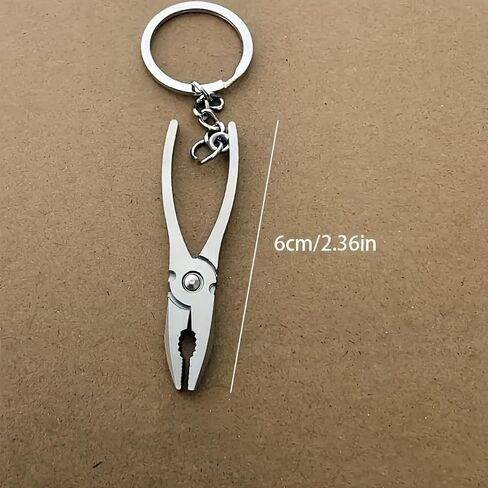 5Pcs Mini Tool Keychain Set, Aluminum Alloy Street Style Multifunction Tool Pendants, Unisex Bag Charms & Gifts for Friends in Kuwait