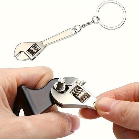 5Pcs Mini Tool Keychain Set, Aluminum Alloy Street Style Multifunction Tool Pendants, Unisex Bag Charms & Gifts for Friends in Kuwait