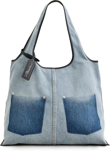 3.1 Phillip Lim Women's Denim Ghost Patch Market Tote in Saudi Arabia