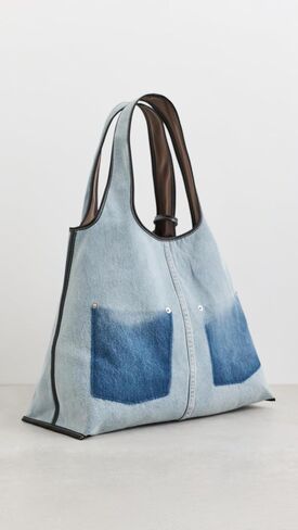 3.1 Phillip Lim Women's Denim Ghost Patch Market Tote in Saudi Arabia