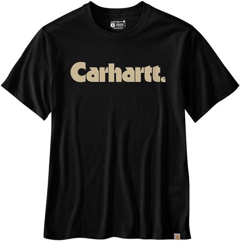 Carhartt Men's Irvine Relaxed Logo T-Shirt, Black, XX-Large in Kuwait