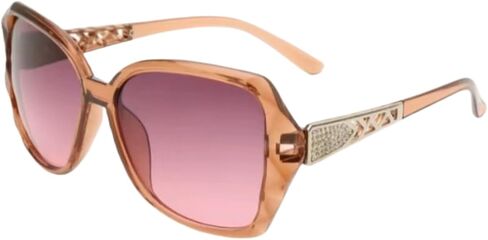 Ladies' Large Frame Polarized UV Resistant Classic Fashion Sunglasses With Black Frame and Gray Lenses in Kuwait