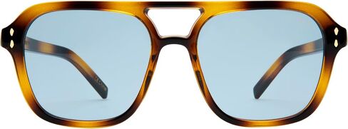I-SEA Monaco Aviator Sunglasses, Unisex, Oversized, Black/Honey Tort/Tiger, Rectangle Round, Plum/Green/Ocean, UV Protection in Kuwait