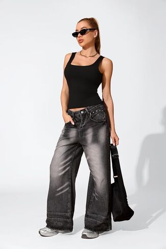 Ribbed Tank Tops for Women with Built in Bra, Open Back Sexy Y2K Going Out Summer Fitted Sleeveless Shirt in Saudi Arabia