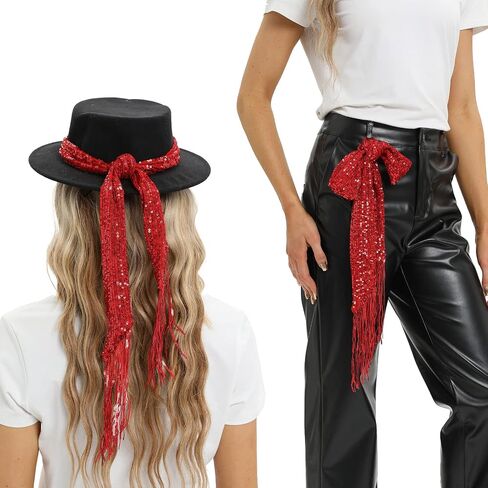 Small scarf with fashionable sequins for decoration in Saudi Arabia