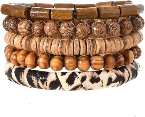 Western Cowgirl Beaded Bracelets Vintage Bull Head Bracelet Bohemian Polymer Clay Stackable Bracelets for Women Men Summer Vacation Jewelry Gift in Saudi Arabia
