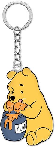 Cute Pooh Bear Keychain, Pooh Bear Gifts for Nurse Teacher, Friendship Birthday Gifts for Friends Coworkers, Cute Keychain for Bag Purse Keys in Kuwait