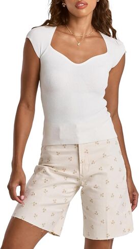 DEAR JOHN Women's DamaRise Sweetheart Neck Top in Saudi Arabia