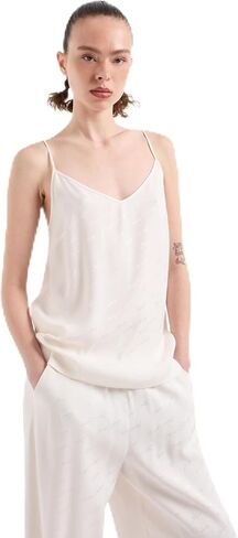 Armani Exchange Women's All Over Signature Jacquard Tank in Kuwait