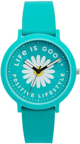ساعة Speidel Life is Good مقاس 40 مم، حزام سيليكون مريح، حافظة خفيفة الوزن غير لامعة، قرص سهل القراءة مع تصميمات رسومية ممتعة، ساعة كاجوال للاستخدام اليومي in Kuwait
