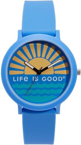 ساعة Speidel Life is Good مقاس 40 مم، حزام سيليكون مريح، حافظة خفيفة الوزن غير لامعة، قرص سهل القراءة مع تصميمات رسومية ممتعة، ساعة كاجوال للاستخدام اليومي in Kuwait