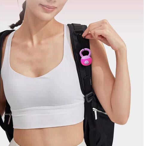 Kettlebell Keychain for Gym Bag Workout Keyring, Fitness Charm for Keys, Backpack, Phone Case Weightlifting Gift for Men & Women (Pink, Blue, Black) in Saudi Arabia