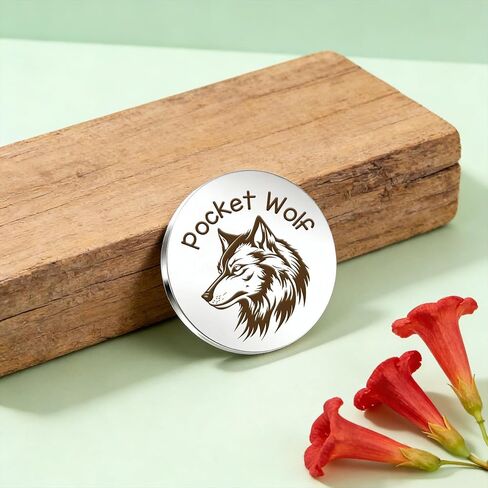 Wolf Themed Gifts Wolf Keychain Cute Animal Pocket Hug Token Emotional Support Gift Small Christmas Stocking Stuffers for Wolfs Lovers Boyfriend Girlfriend Son Daughter Best Friend in Saudi Arabia
