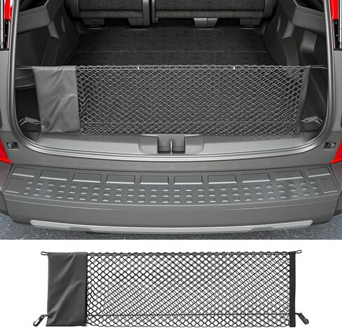 شبكة تخزين البضائع powoq متوافقة مع 2020-2024 Toyota Highlander Trunk Mesh Cargo Net 40.55''x17.32'' بديلة لملحقات Toyota Highlander 20-24 (متوافقة مع 20-24 Toyota Highlander) in Kuwait