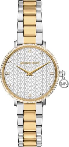 Michael Kors Women's Pyper Two-Hand Two-Tone Stainless Steel Watch (Model: MK7574) in Kuwait